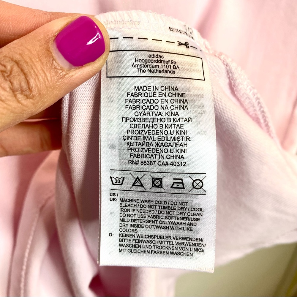 Adidas Tee Dress Light Pink 🩷 - Picture 12 of 13